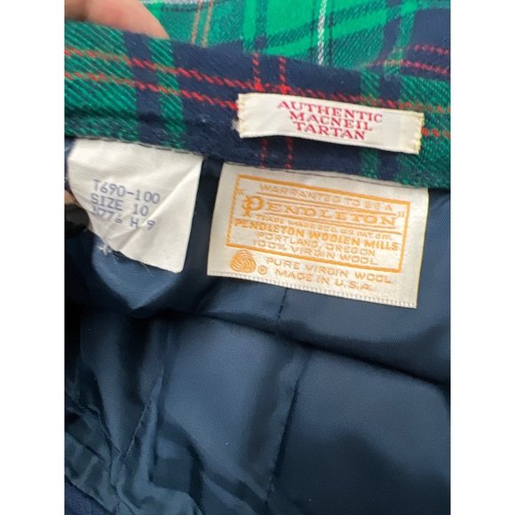 Warranted to be a Pendleton Virgin Wool Skirt Jacket MacNeil Tartan Plaid Suit - Picture 16 of 16